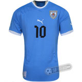 Camisa Uruguai - Modelo I - FORLAN #10
