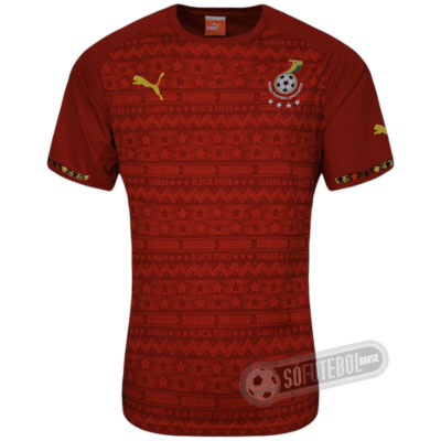 camisa da seleção da gana