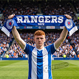 Cachecol Glasgow Rangers