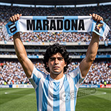 Cachecol Diego Maradona