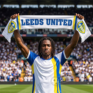 Cachecol Leeds United