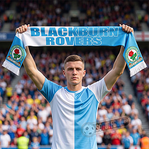 Cachecol Blackburn Rovers