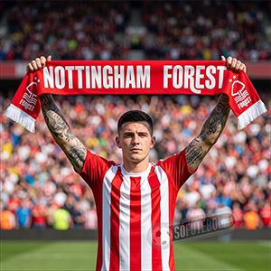 Cachecol Nottingham Forest