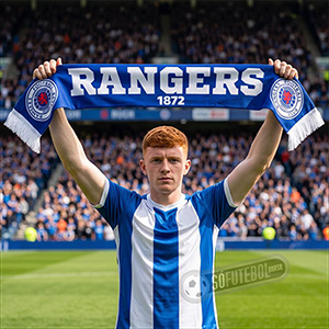 Cachecol Glasgow Rangers