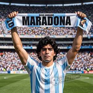 Cachecol Diego Maradona